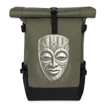 Masque - Sac à dos roll top - olive/noir - Devant