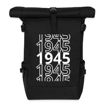 1945 1945 1945 - Sac à dos roll top - noir - Devant
