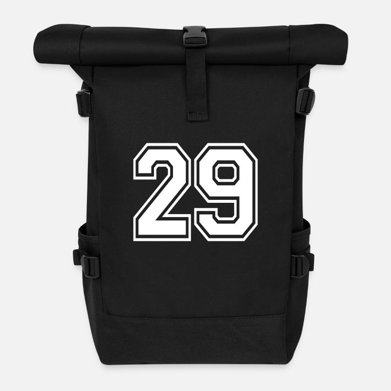 29 - Rolltop Rucksack - Schwarz