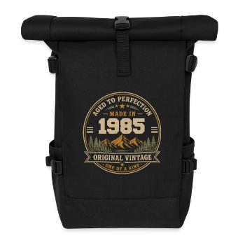 1985 Retro 1985 Vintage 1985 Gift 1985 - Roll Top Backpack - black - Front
