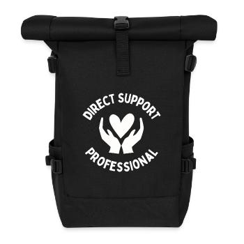 Direct Support Professional - Roll Top Backpack - black - Front