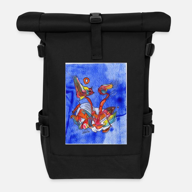 SPASStasie - Rolltop Rucksack - Schwarz