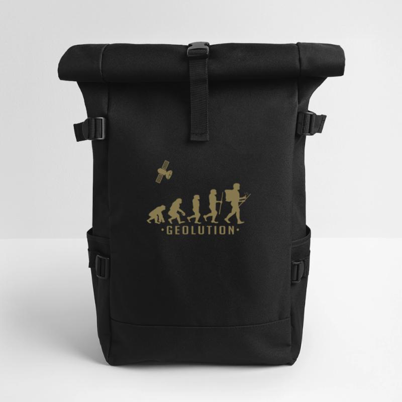 Geocaching evolution Shirt Geolution Rolltop Rucksack