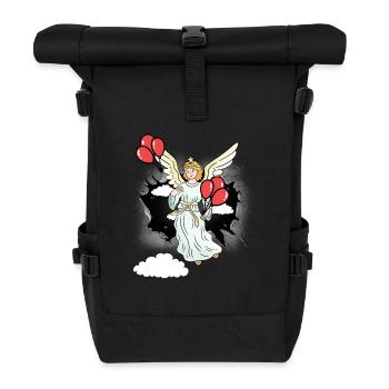 Heaven Angel Heavenly Beyond Reincarnation - Roll Top Backpack - black - Front