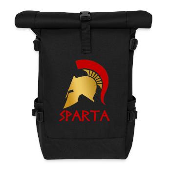 Sparte - Sac à dos roll top - noir - Devant
