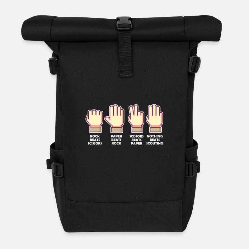 Scout scout - Sac à dos roll top - noir