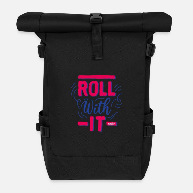sookie roll with it 02 - Rolltop Rucksack - Schwarz