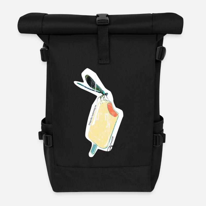 dragonfly - Rolltop Rucksack - Schwarz