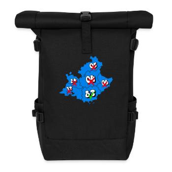 PACA-Region - Rolltop Rucksack - Schwarz - Vorne
