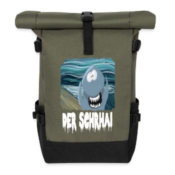 Le SchrHai - Sac à dos roll top - olive/noir - Devant