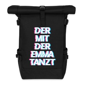 Hardtekk Tekk - Rolltop Rucksack - Schwarz - Vorne