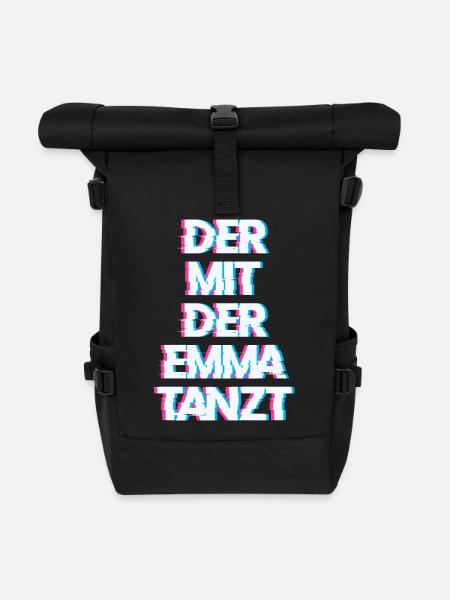 Hardtekk Tekk - Rolltop Rucksack - Schwarz