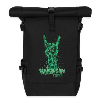 Hand Rock Neon Factory Live - Roll Top Backpack - black - Front