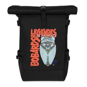 Legenden der Provence Cicada - Rolltop Rucksack - Schwarz - Vorne
