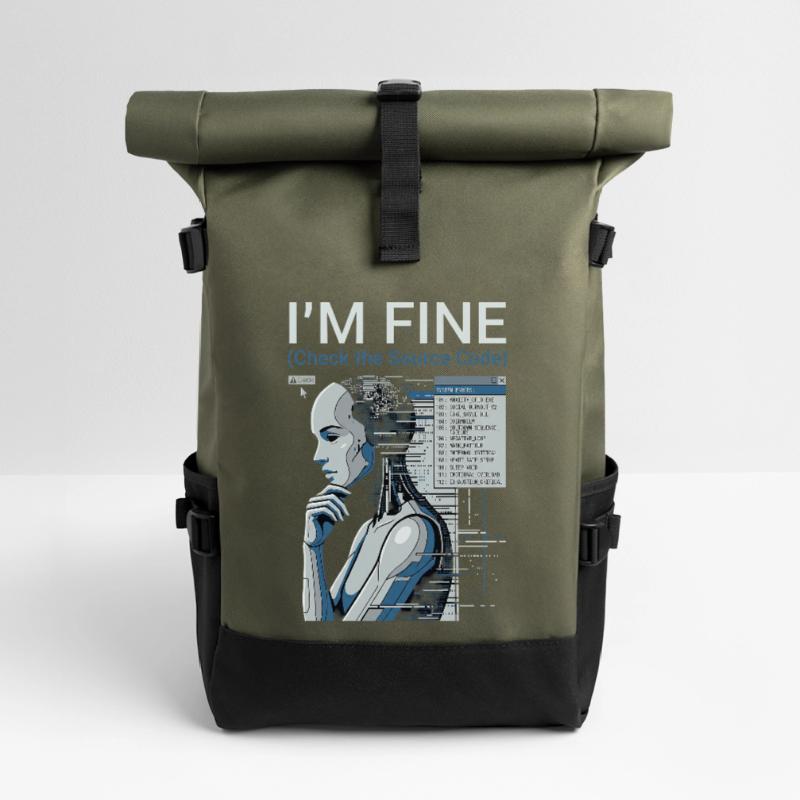 Check The Source Code Rolltop Rucksack