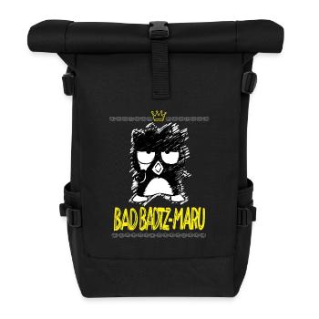 Bad Badtz Maru In The Sketched Style - Roll Top Backpack - black - Front