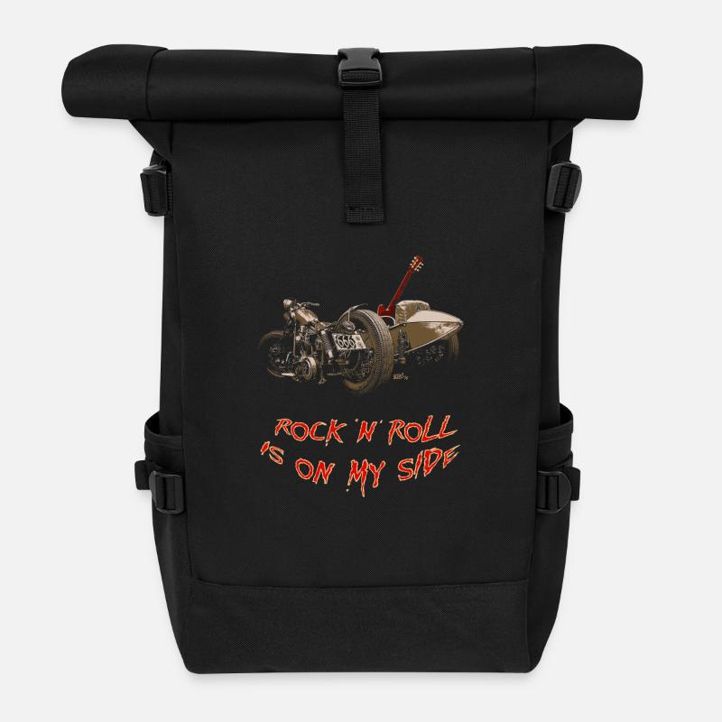 Only Sidecar - Sac à dos roll top - noir