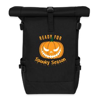spooky season - Rolltop Rucksack - Schwarz - Vorne