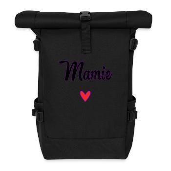 GRANNY. MOTHER'S DAY. HAPPY BIRTHDAY GRANDMA. I LOVE YOU - Roll Top Backpack - black - Front