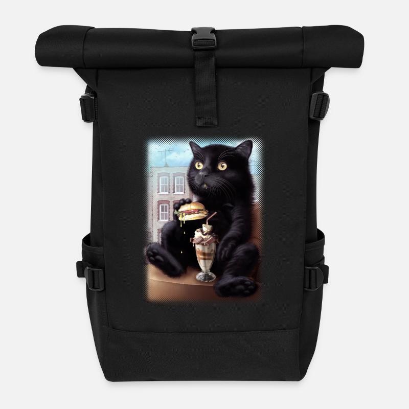 CAESAR 2019 - Rolltop Rucksack - Schwarz