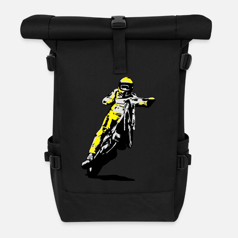 Speedway - Rolltop Rucksack - Schwarz