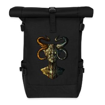 Devil 2 - Roll Top Backpack - black - Front