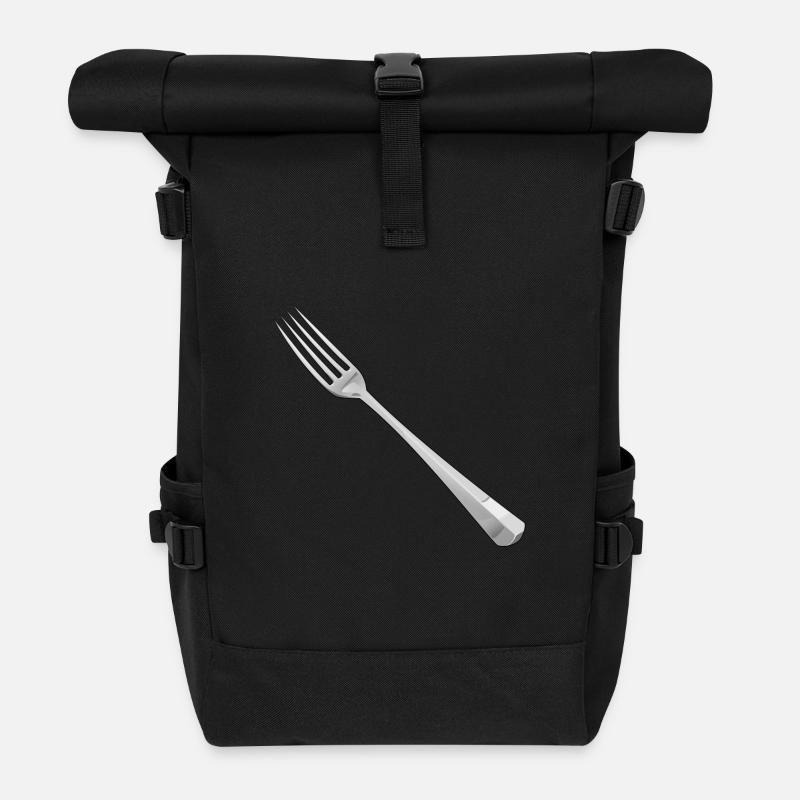 Gabel - Rolltop Rucksack - Schwarz