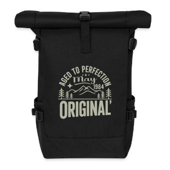 May 1984 – Legend of the Peaks and Mountains - Roll Top Backpack - black - Front