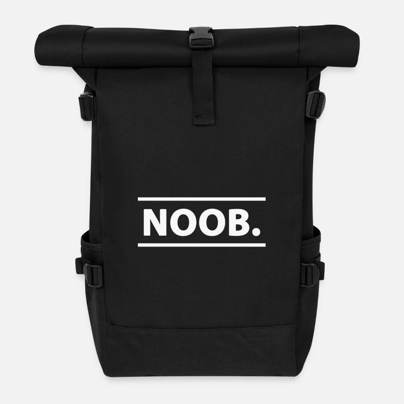 Noob - Rolltop Rucksack - Schwarz