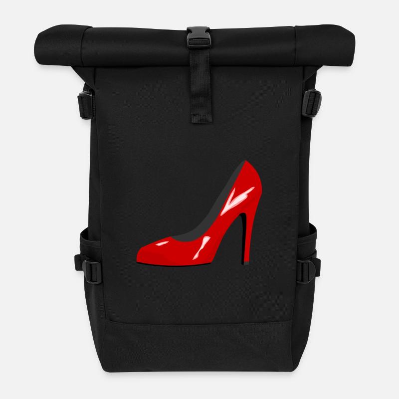 chaussures à talon - Sac à dos roll top - noir