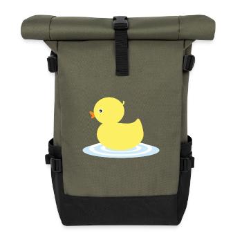 Küken - Rolltop Rucksack - Olive/Schwarz - Vorne