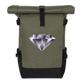 Diamant - Rolltop Rucksack - Olive/Schwarz - Vorne