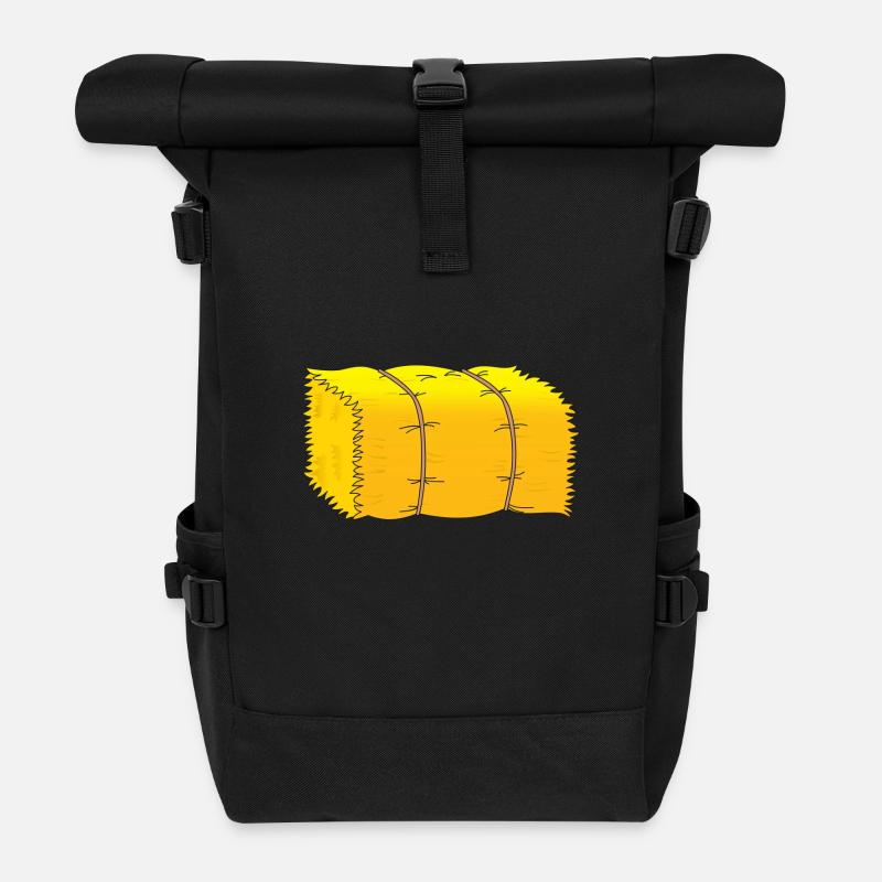 Heu - Rolltop Rucksack - Schwarz