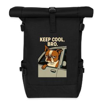 Garde ton sang-froid, frère Pablo - Sac à dos roll top - noir - Devant