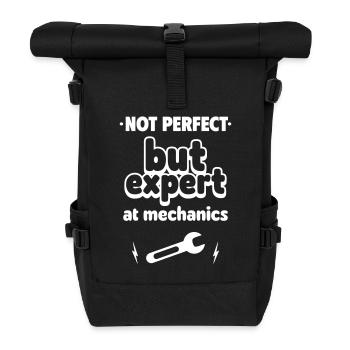 Experte bei Mechanics - Rolltop Rucksack - Schwarz - Vorne