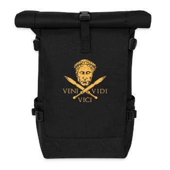 César et les épées - Veni Vidi Vici - Sac à dos roll top - noir - Devant