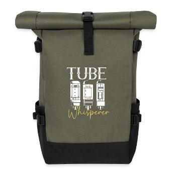 Tube Whisperer - Vakuumröhren - Rolltop Rucksack - Olive/Schwarz - Vorne