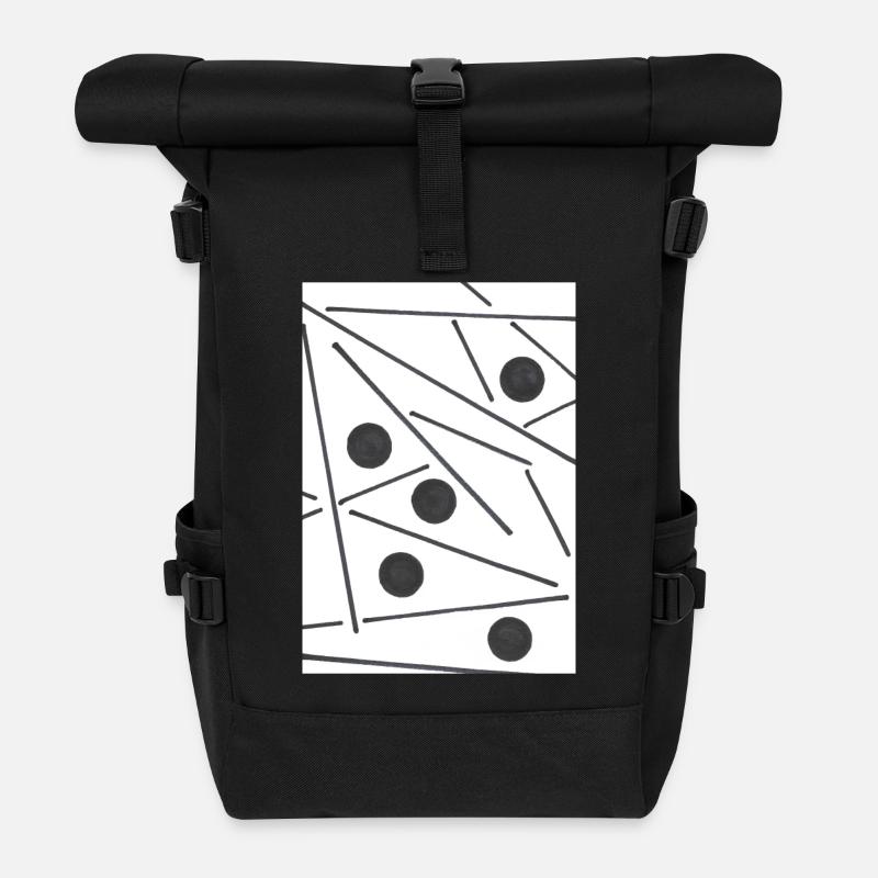 Sign - Rolltop Rucksack - Schwarz