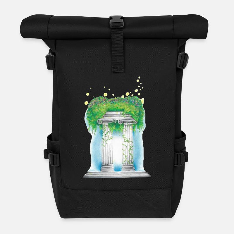 03. Lehrerseele - Rolltop Rucksack - Schwarz