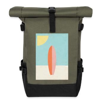 Brandung - Rolltop Rucksack - Olive/Schwarz - Vorne