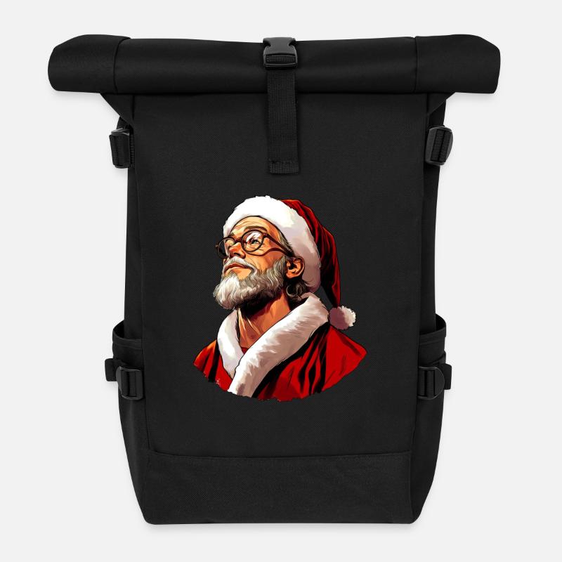 Jesu Weihnachten - Rolltop Rucksack - Schwarz