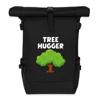 Tree Hugger - Roll Top Backpack - black - Front