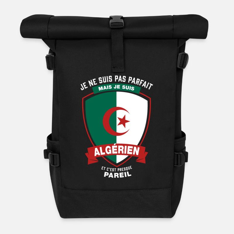 Algerien Parfait - Sac à dos roll top - noir