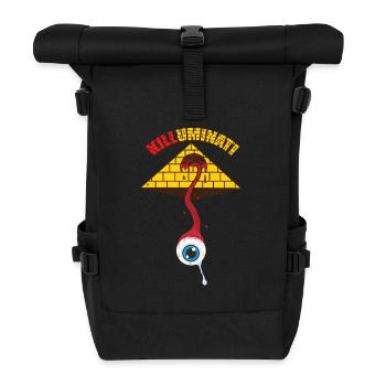 Killuminati - Roll Top Backpack - black - Front