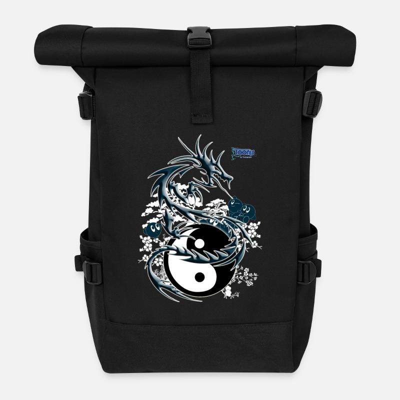 the dragon toonis - Sac à dos roll top - noir