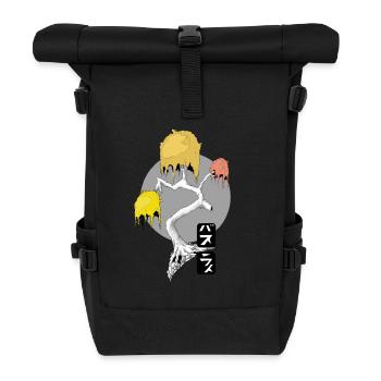 Tree - Rolltop Rucksack - Schwarz - Vorne