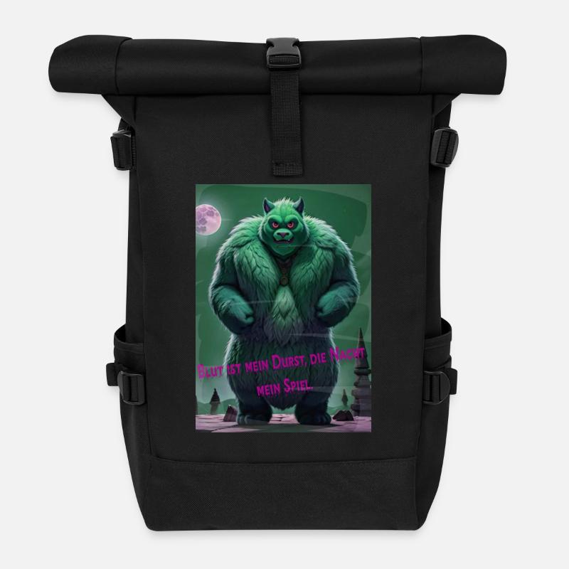 Halloween 1 - Rolltop Rucksack - Schwarz