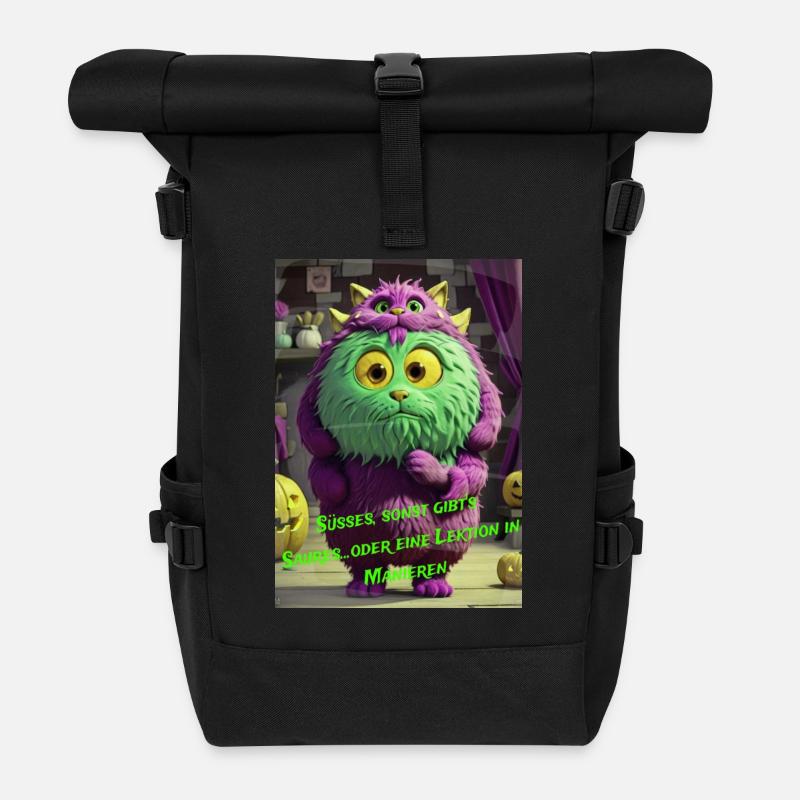 Halloween 4 - Rolltop Rucksack - Schwarz