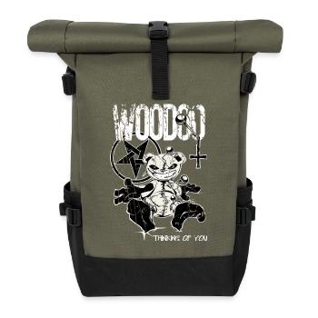 Voodo doll grunge - Roll Top Backpack - olive/black - Front
