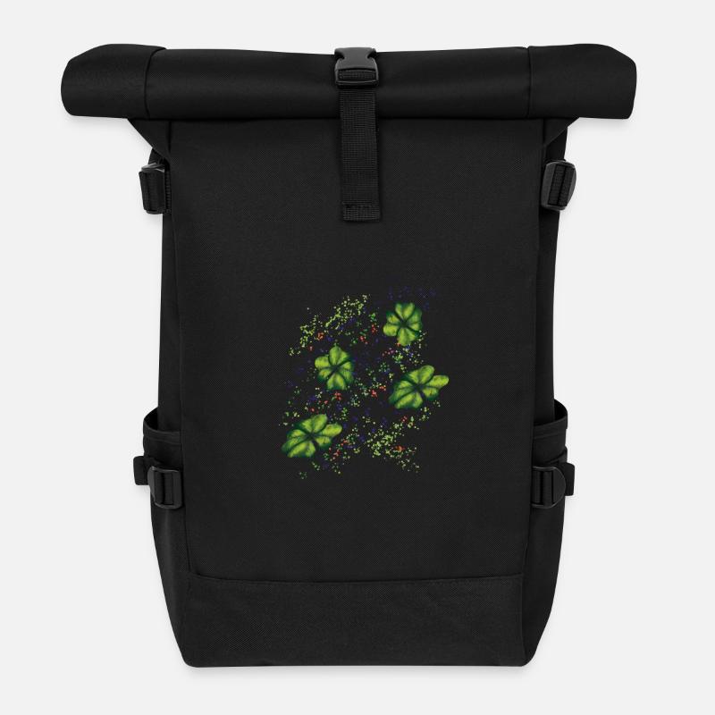 KleeBlatt - Rolltop Rucksack - Schwarz